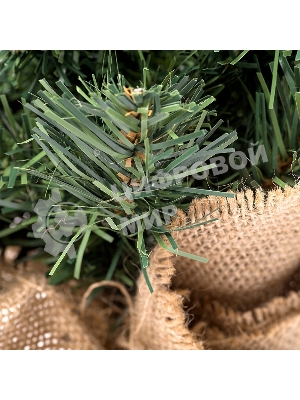 Елочка 30см в плетеном мешочке, ПВХ