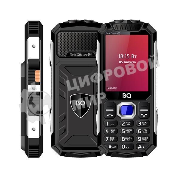 Мобильный телефон BQ 2817 Tank Quattro Power черный