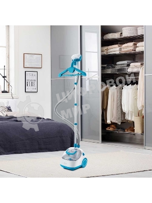 Отпариватель Kitfort КТ-957 белый/бирюзовый, 1500 Вт, 25 г/мин, 1900 мл