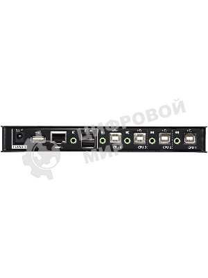 Переключатель КМ 4-портовый USB с функцией Boundless Switching (кабели включены) 4-Port USB Boundless KM Switch