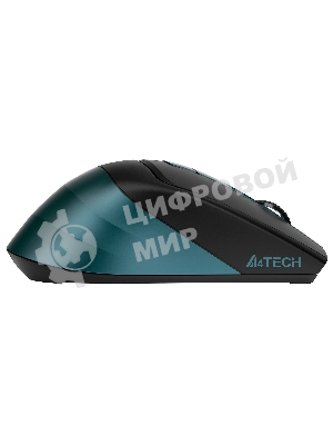 Мышь беспроводная A4Tech Fstyler FB35C зеленый/черный, 2000 dpi, радиоканал, Bluetooth, USB, кнопки - 6