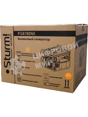 Электрогенератор бензиновый Sturm! PG8780NE, 8 кВт, 67 дБ, 77 кг
