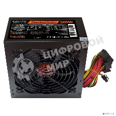 Блок питания Ginzzu SB500, 500Вт, 120мм, черный