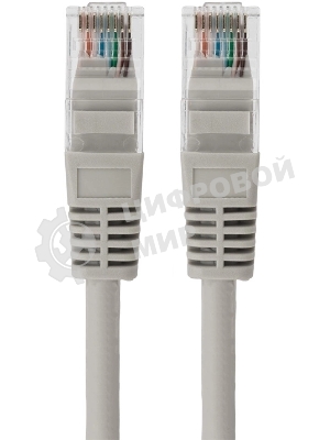 Пaтч-корд U/UTP Rexant, cat.5e, RJ45-RJ45, неэкранированный, LSZH серый, 5м