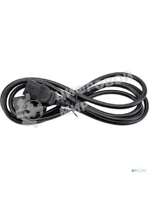 Кабель питания Cabeus PC-189-VDE-1.0-1.8M монитор-компьютер IEC 320 C13 - IEC 320 C14 (3x1.0), 1.8 м