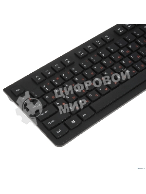 Комплект клавиатура+мышь Gembird KBS-9050L проводной, USB, 1000 DPI, чёрный