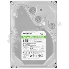 Жесткий диск HDD Toshiba S300 Pro 8Tb 7200rpm SATA 512Mb 3.5