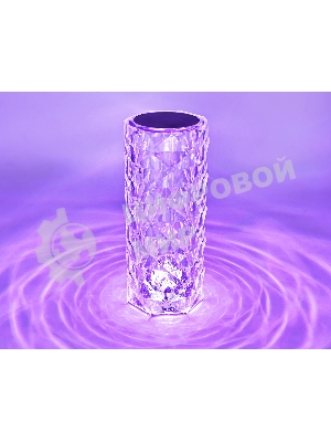 Настольная светодиодная лампа Ambrella light DE8021 CL прозрачный LED RGB 3W