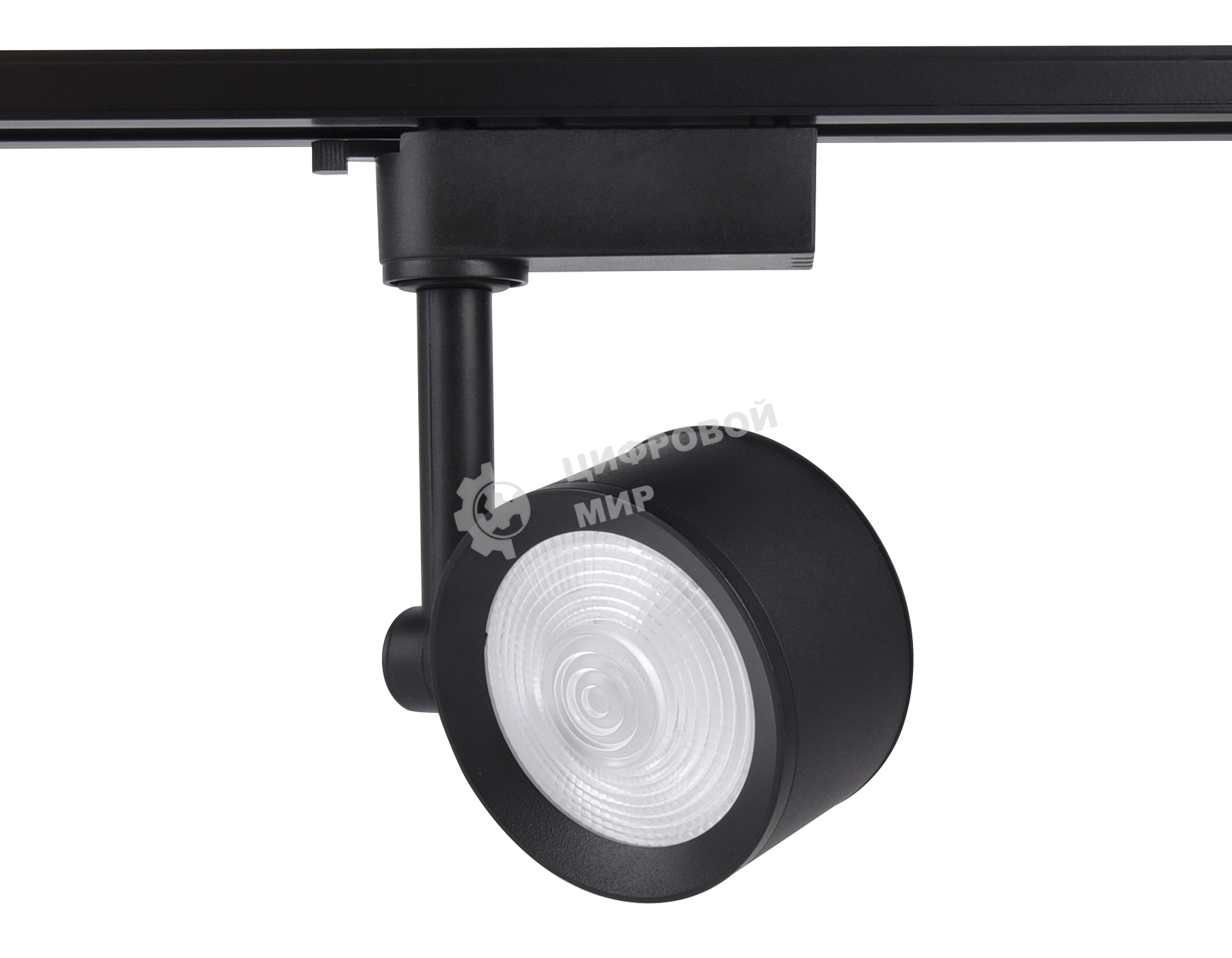 Трековый однофазный светодиодный светильник Ambrella light GL6391 BK черный LED 7W 4200K 24°