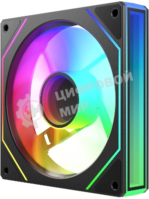 Вентилятор для корпуса Bloody CF-11 LCD ARGb 120х120x25 черный 4-pin 32дБ (упак.:1шт) (CF-11-ARGb120-BK) Ret