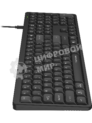 Клавиатура A4Tech FX55 черный USB slim Multimedia кабель 1.5м