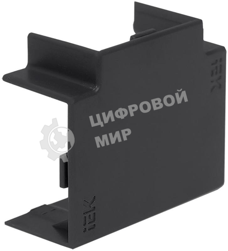 ELECOR Угол Т-образный КМТ 60х40 черный (4шт/компл) | EL-KK10D-T-060-040-K02 | IEK