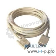 Кабель Gembird/Cablexpert VGA Premium, 15M/15M,5.0м, серый, тройной экран, феррит.кольца