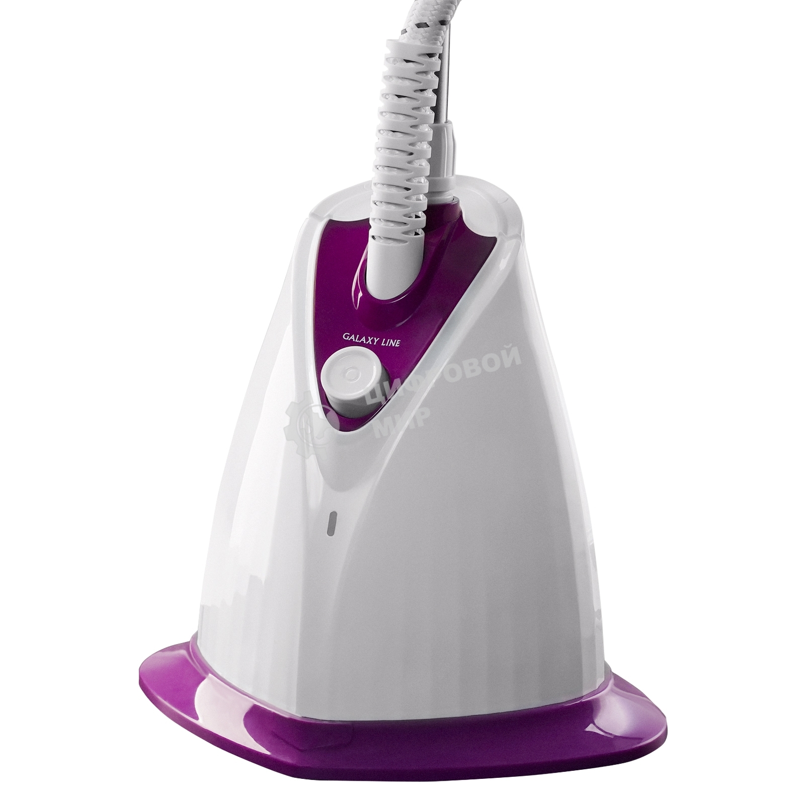 Отпариватель Galaxy Line GL 6211 белый/фиолетовый, 2000 Вт, 40 г/мин, 1,7 л