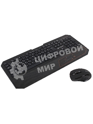 Комплект клавиатура+мышь Defender Berkeley C-925 беспроводной, USB, 1600 DPI, чёрный