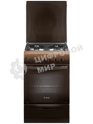 Плита газовая Gefest ПГ 5100-03 0001 коричневый, конфорок 4 шт, духовка 52 л, 50 см x 85 см x 58.5 см