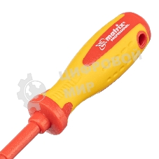 Отвертка Matrix Insulated, PH0 x 75 мм, CrMo, до 1000 В, двухкомп. рукоятка
