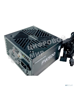 Блок питания Powercase PW500 (80 Plus, ATX 2.31, 500W, APFC, DC-DC, 120мм Fan) / PS-500W-DC