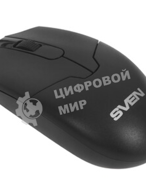Мышь проводная SVEN RX-30 черный, 1000 dpi, USB, кнопки - 3