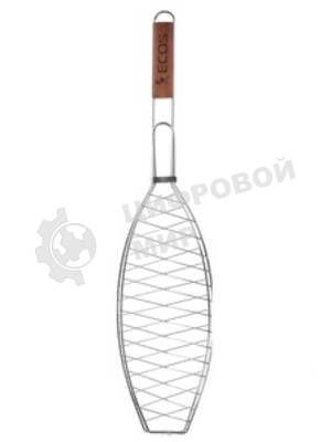 Решетка для барбекю ECOS RD-103C (глубокая, регулир. глубина, р-р 40х27х5 см, общая длина 62 см)