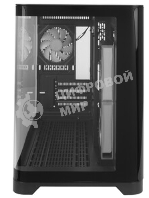 Компьютерный корпус 1STPLAYER UVIEW UV6 ARGB черный mATX 3x120мм ARGB fans UV6-BK-2FC7R-1FC7