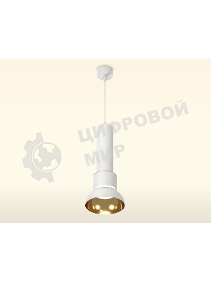 Светильник Ambrella Light XP8110007 SWH/PYG/CL белый песок/золото желтое полированное/прозрачный GX53
