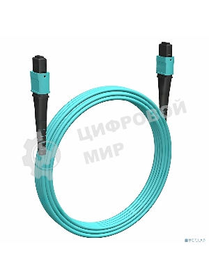Кабельная сборка Cabeus FOP-50-OM3-12-MPO(F)-12-MPO(F)-B-1m MPO(F) -MPO(F)-12 волокон 50/125 OM3, 1 m, полярность В