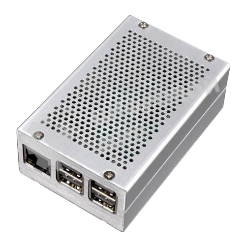 Корпус ACD Heat Dispersion Metal Aluminium Alloy Case for Raspberry Pi 3, Silver RA193