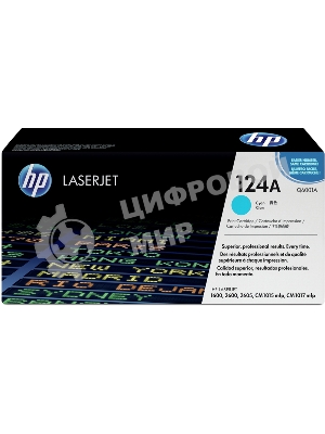 Картридж лазерный HP Q6001A голубой для Color LaserJet 2600 2000 стр.