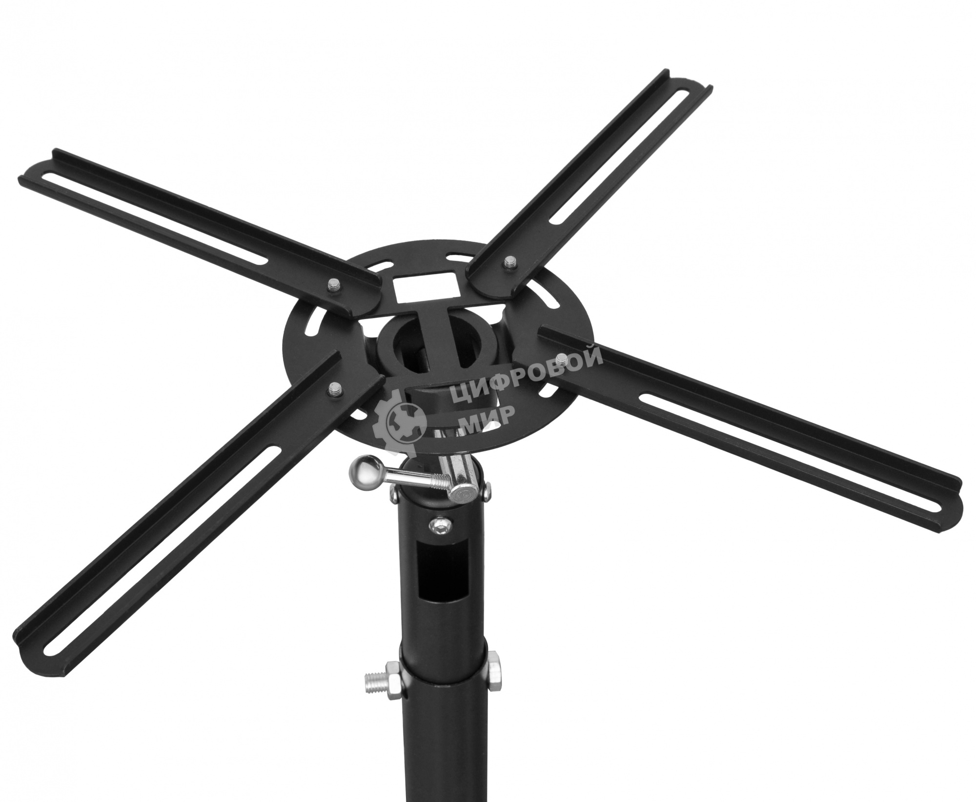 Кронштейн для проектора Buro PR06-B черный макс.20кг потолочный поворот и наклон