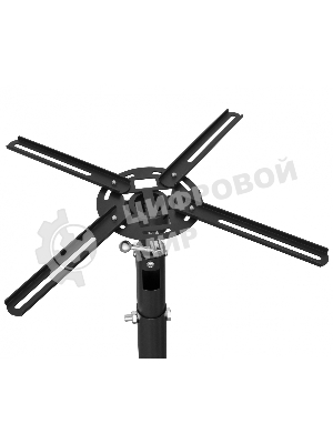 Кронштейн для проектора Buro PR06-B черный макс.20кг потолочный поворот и наклон