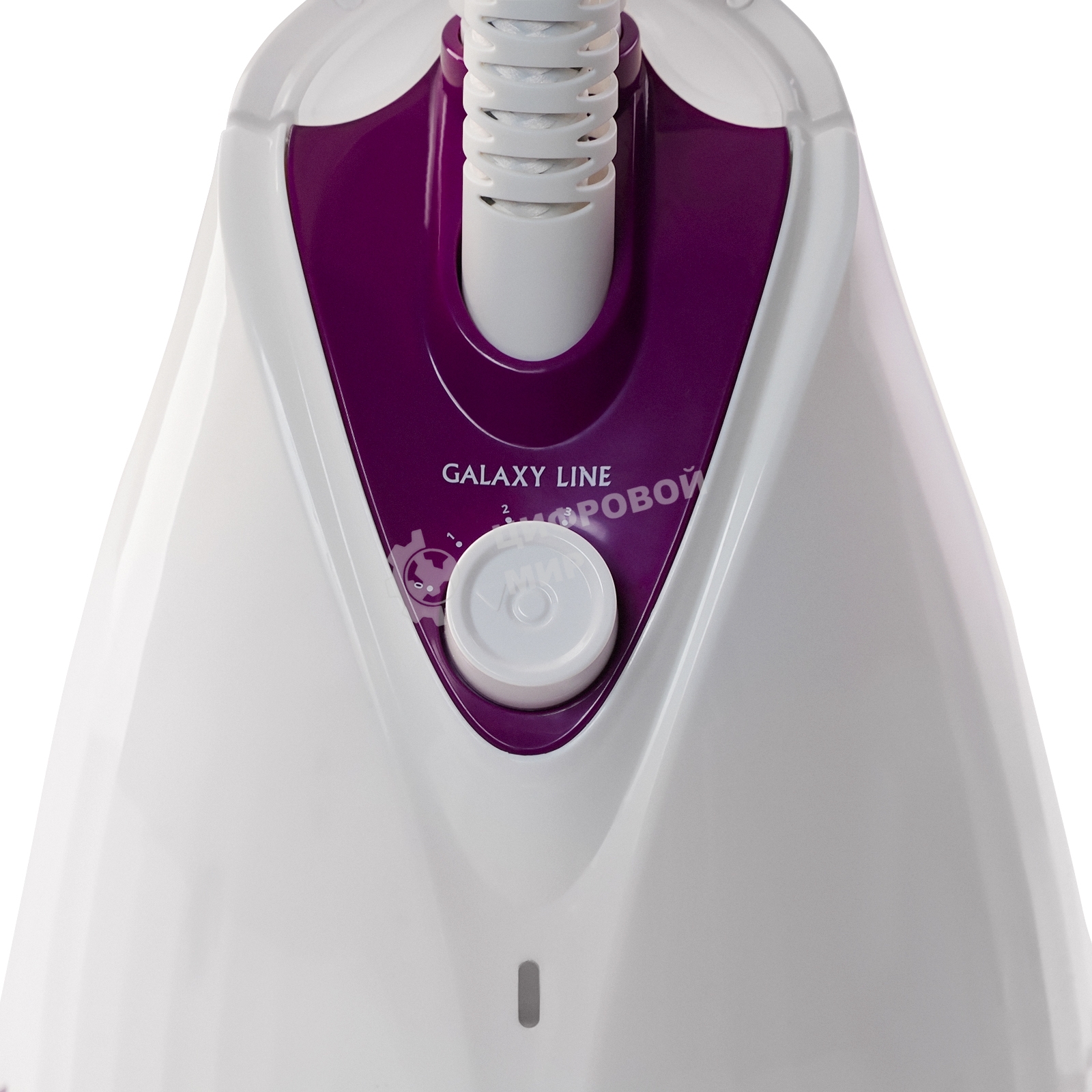 Отпариватель Galaxy Line GL 6211 белый/фиолетовый, 2000 Вт, 40 г/мин, 1,7 л