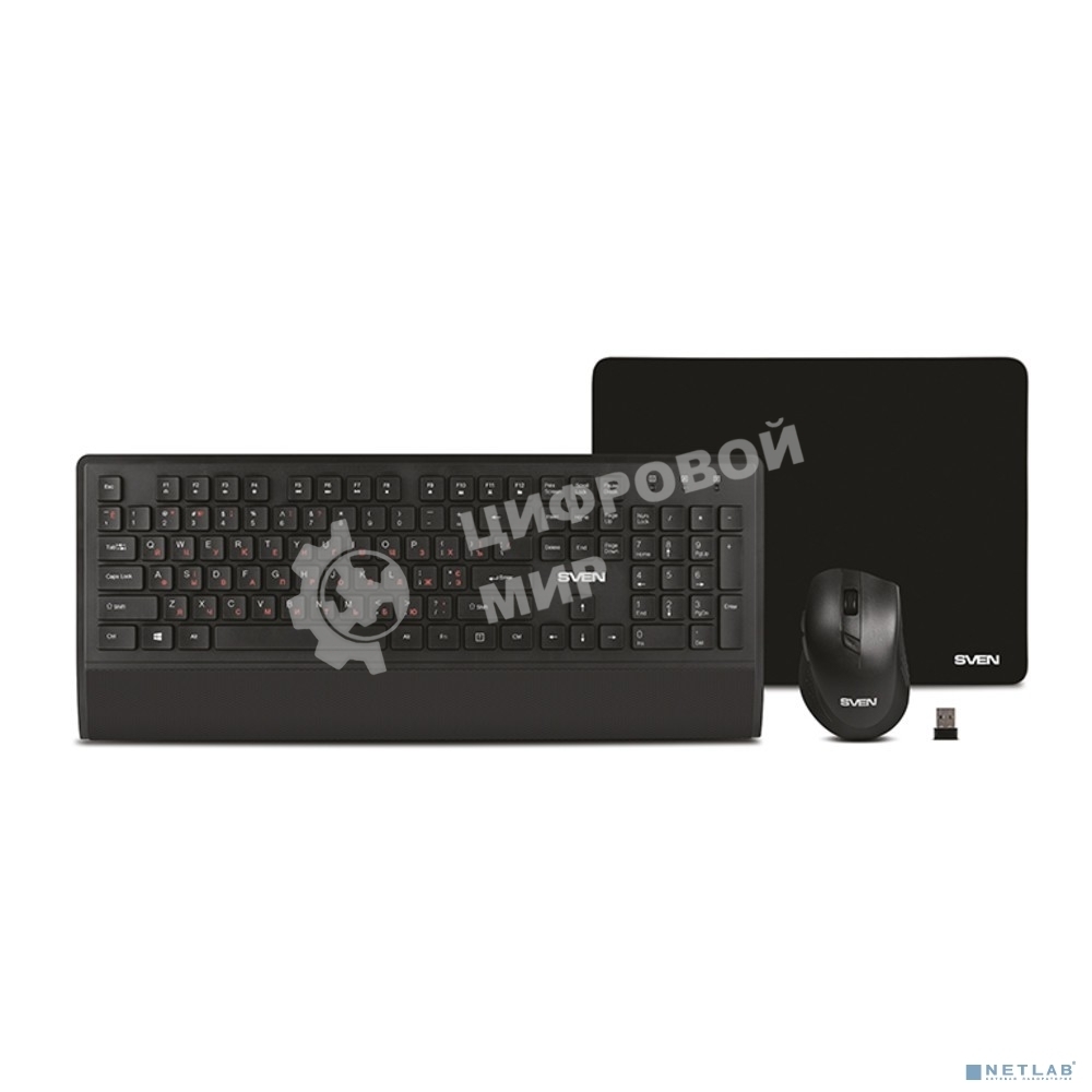 Комплект беспроводной клавиатура+мышь SVEN KB-C3800W