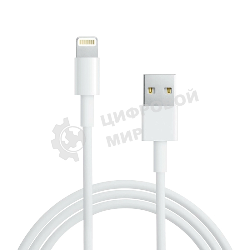 Кабель Rexant USB-A – Lightning, 2,4А, 2м, ПВХ, белый