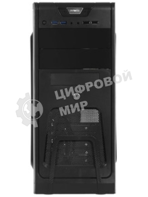 Компьютерный корпус Miditower ExeGate CP-603UB Black, ATX, (CP450W, 80мм), 2*USB+2*USB 3.0, Audio, замок блокировки кнопки питания
