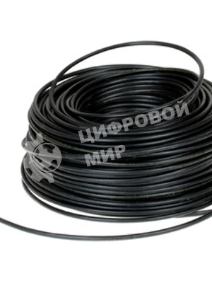 Кабель SkyNet Premium FTP outdoor 4x2x0,51 на тросу, медный, FLUKE TEST, кат.5e, однож., 100 м, box, черный