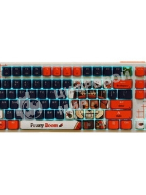 Клавиатура A4Tech Bloody AT87 проводная USB черный/красный