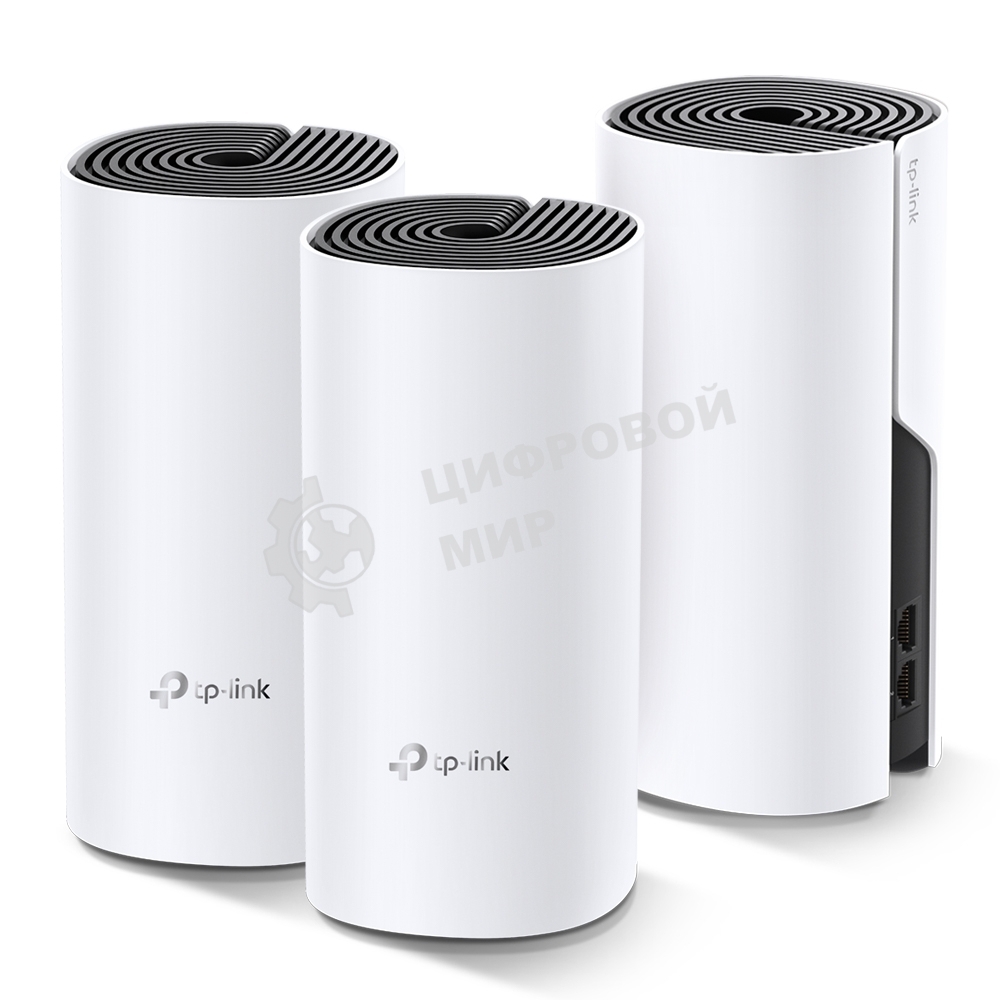 Бесшовный Mesh роутер TP-Link Deco M4 (DECO M4(3-PACK)) AC1200 10/100/1000BASE-TX (упак.:3шт)