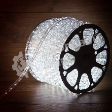 Дюралайт Neon-night LED, постоянное свечение (2W) - белый, 36 LED/м, бухта 100м