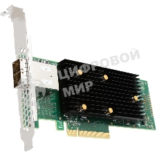 Контроллер SAS 9400-8e SGL (05-50013-01), PCIe 3.1 x8 LP, Tri-Mode SAS/SATA/NVMe 12G HBA, 8port(1*ext SFF8644), 3408 IOC