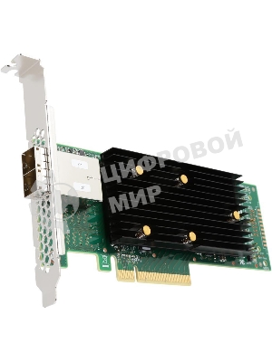 Контроллер SAS 9400-8e SGL (05-50013-01), PCIe 3.1 x8 LP, Tri-Mode SAS/SATA/NVMe 12G HBA, 8port(1*ext SFF8644), 3408 IOC