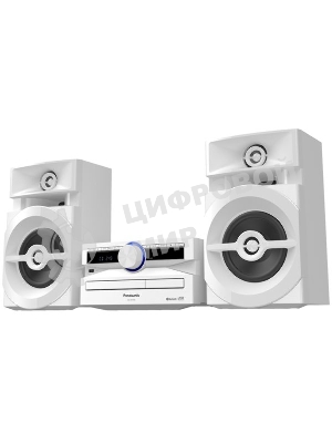 Минисистема Panasonic SC-UX100EE-W белый 300Вт/CD/CDRW/FM/USB/BT