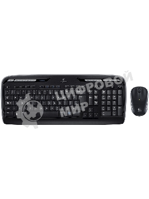 Комплект клавиатура + мышь Logitech MK330 клав:черный мышь:черный USB беспроводная Multimedia