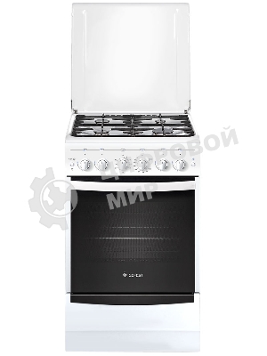 Плита газовая Gefest ПГ 5100-02 белый, конфорок 4 шт, духовка 52 л, 50 см x 85 см x 58.5 см