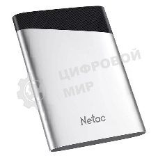 Внешний SSD Netac Z6S, 960 GB, USB 3.2 Gen 2 Type-C, R/W 520/480, серебристый