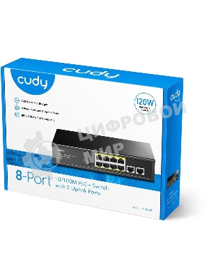 Коммутатор Cudy FS1010P, 10×100 Мбит/с