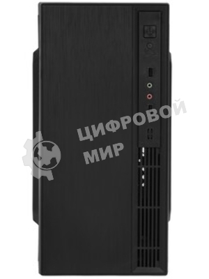 Компьютерный корпус Accord ENTRY ACC-241 черный без БП mATX 2xUSB 2.0 audio