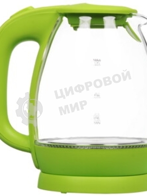 Чайник Homestar HS-1012 1.7 л, стекло, зеленый (003943)