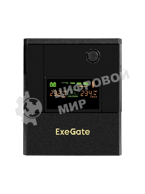 Источник бесперебойного питания ExeGate Smart LB-2000.LCD.AVR.8C13 / 2000 ВА / 1200 Вт / 8 x IEC 320 C13
