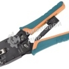 Инструмент обжимной ITK для RJ45, RJ12, RJ11 с храповым мех. и вертикальным положением обжима